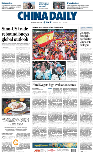 China Daily Global Edition (USA) front page