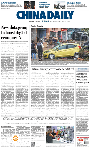 Prima pagina China Daily Global Edition (USA) di oggi - Quotidiano estero
