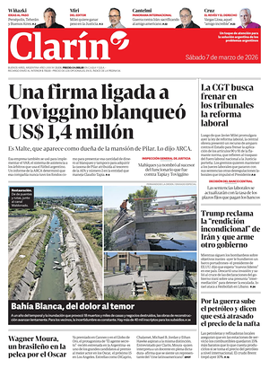 Prima pagina Clarín di oggi - Quotidiano estero