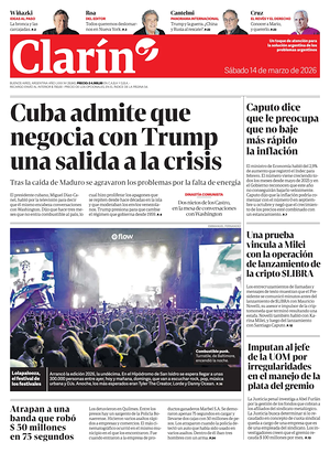 Prima pagina Clarín di oggi - Quotidiano estero