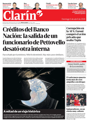 Prima pagina Clarín di oggi - Quotidiano estero