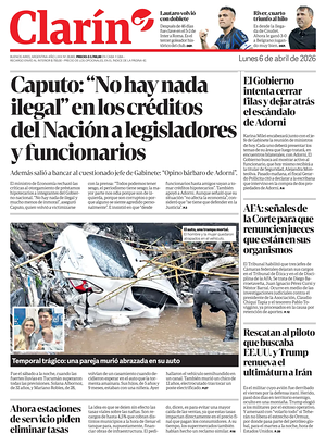 Clarín prima pagina