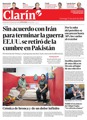 Prima pagina Clarín di oggi - Quotidiano estero