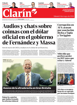 Prima pagina Clarín di oggi - Quotidiano estero