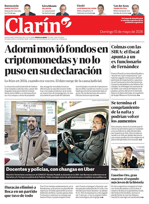 Prima pagina Clarín di oggi - Quotidiano estero
