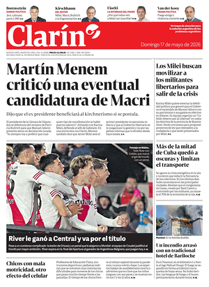 Prima pagina Clarín di oggi - Quotidiano estero