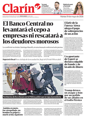 Prima pagina Clarín di oggi - Quotidiano estero