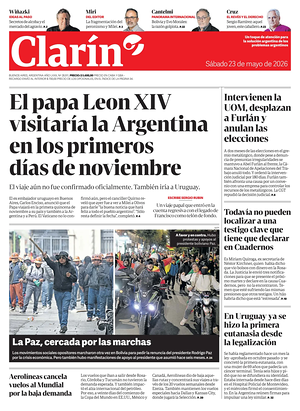 Prima pagina Clarín di oggi - Quotidiano estero