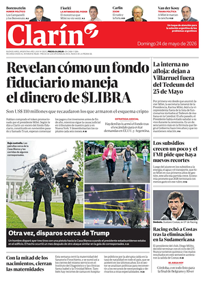 Prima pagina Clarín di oggi - Quotidiano estero