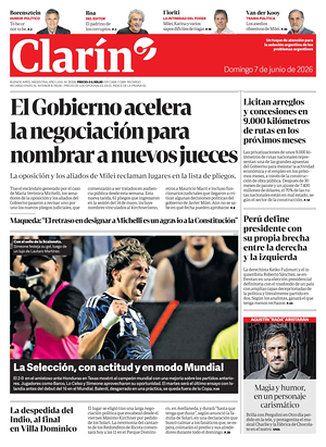 Prima pagina Clarín di oggi - Quotidiano estero