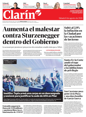Prima pagina Clarín di oggi - Quotidiano estero