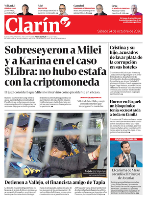 Prima pagina Clarín di oggi - Quotidiano estero