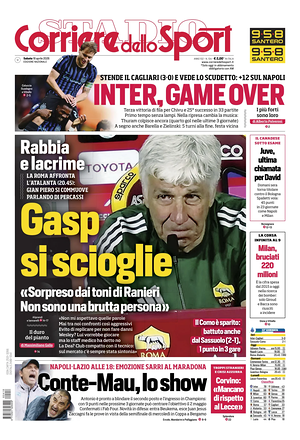 Prima pagina Corriere dello Sport di oggi - Quotidiano sport