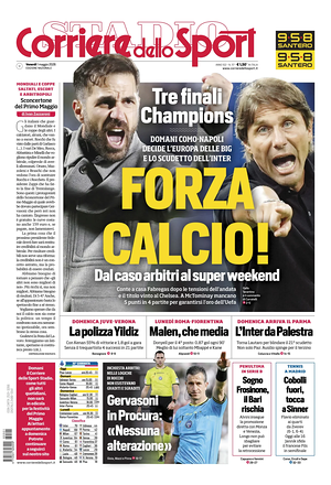 Prima pagina Corriere dello Sport di oggi - Quotidiano sport