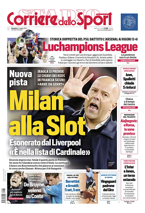 Prima pagina Corriere dello Sport di oggi - Quotidiano sport