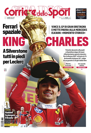 Prima pagina Corriere dello Sport di oggi - Quotidiano sport