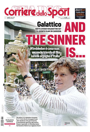 Prima pagina Corriere dello Sport di oggi - Quotidiano sport