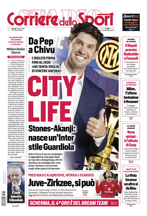 Prima pagina Corriere dello Sport di oggi - Quotidiano sport