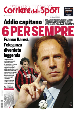 Prima pagina Corriere dello Sport di oggi - Quotidiano sport