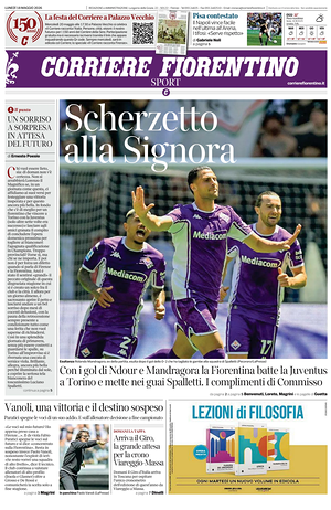 Prima pagina Corriere Fiorentino di oggi - Quotidiano regionale