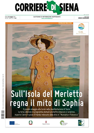 Prima pagina Corriere di Siena di oggi - Quotidiano regionale