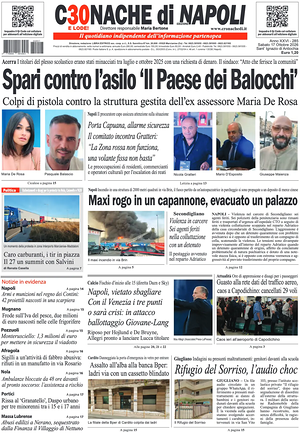 Prima pagina Cronache di Napoli di oggi - Quotidiano regionale
