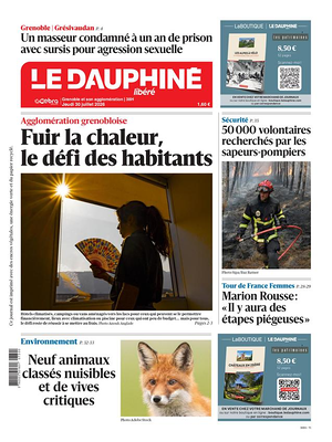 Une de None du jour - Journal régional