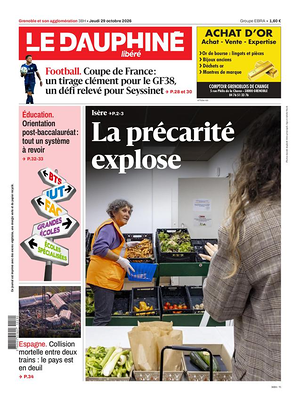 Une de None du jour - Journal régional