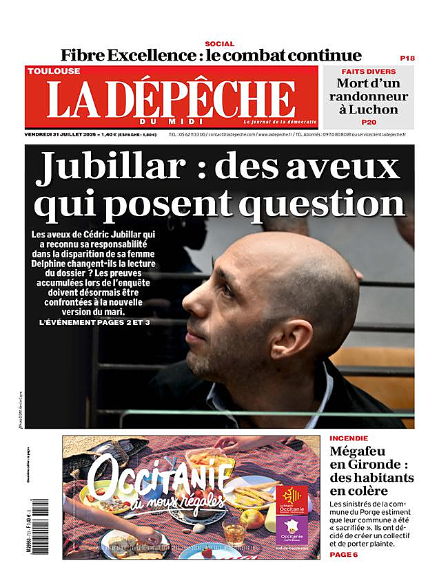 Une de None du jour - Presse 31 juillet 2026