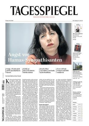 Titelseite von Der Tagesspiegel heute - Überregionale Zeitungen
