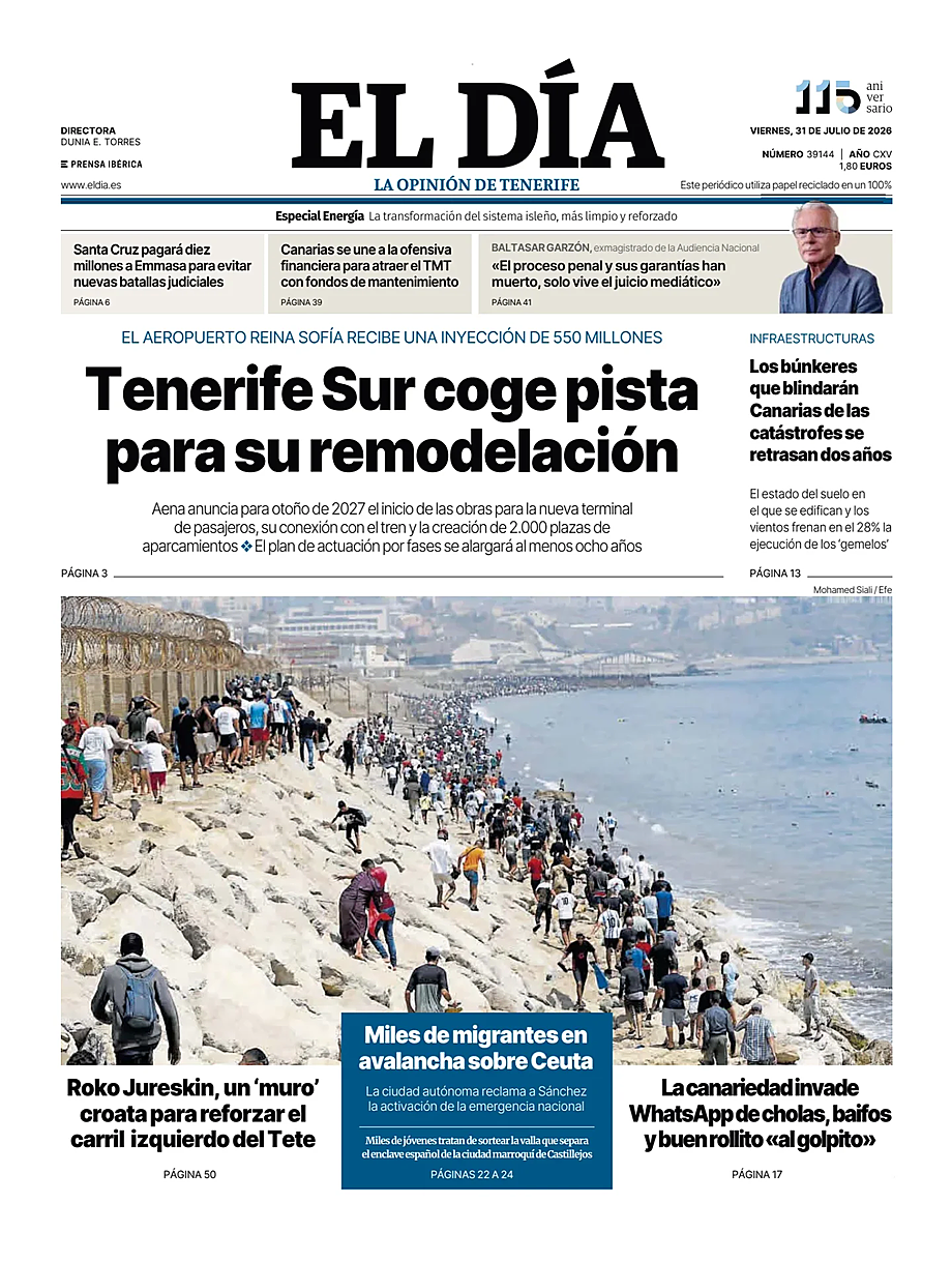 Portada El Dia de hoy - Quiosco 31 julio 2026
