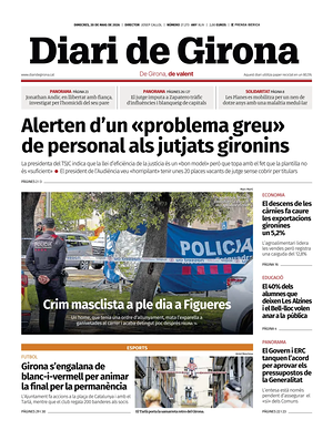 Diari de Girona front page