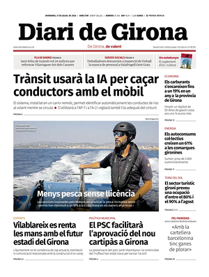 Prima pagina Diari de Girona di oggi - Quotidiano regional