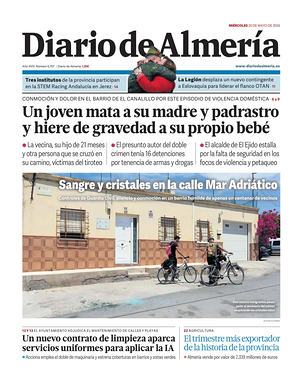 Diario de Almería front page
