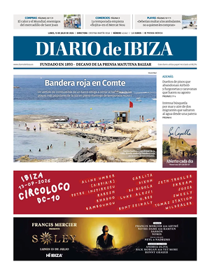 Prima pagina Diario de Ibiza di oggi - Quotidiano regionale