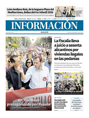 Portada Diario Informacion de hoy - Periódico regional