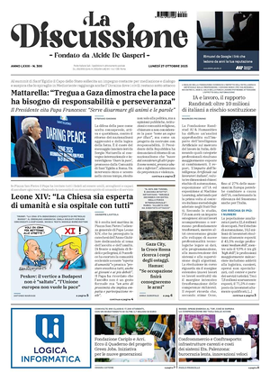 La Discussione prima pagina