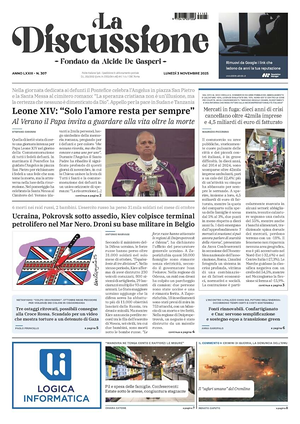 La Discussione prima pagina