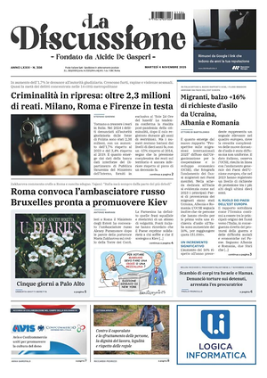 La Discussione prima pagina