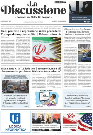 La Discussione prima pagina
