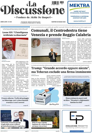 Prima pagina La Discussione di oggi - Quotidiano nazionale