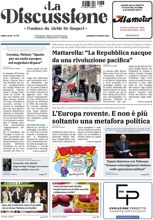 La Discussione prima pagina