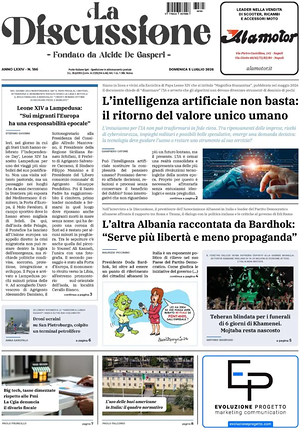Prima pagina La Discussione di oggi - Quotidiano nazionale