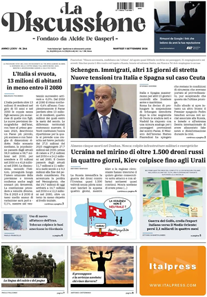 La Discussione prima pagina