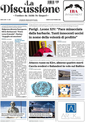 Prima pagina La Discussione di oggi - Quotidiano nazionale
