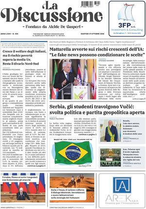 La Discussione prima pagina