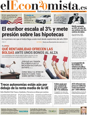 Prima pagina El Economista di oggi - Quotidiano finanza