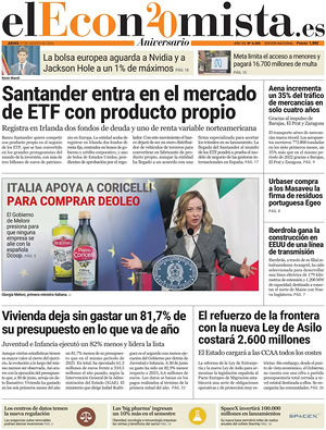 Prima pagina El Economista di oggi - Quotidiano finanza
