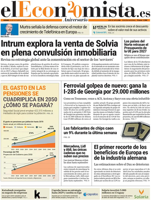 Prima pagina El Economista di oggi - Quotidiano finanza