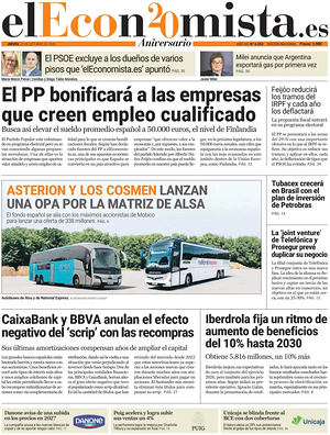 El Economista prima pagina